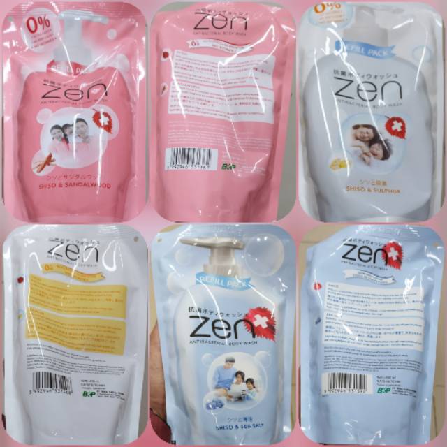 Zen Sabun mandi cair Refill 450ml