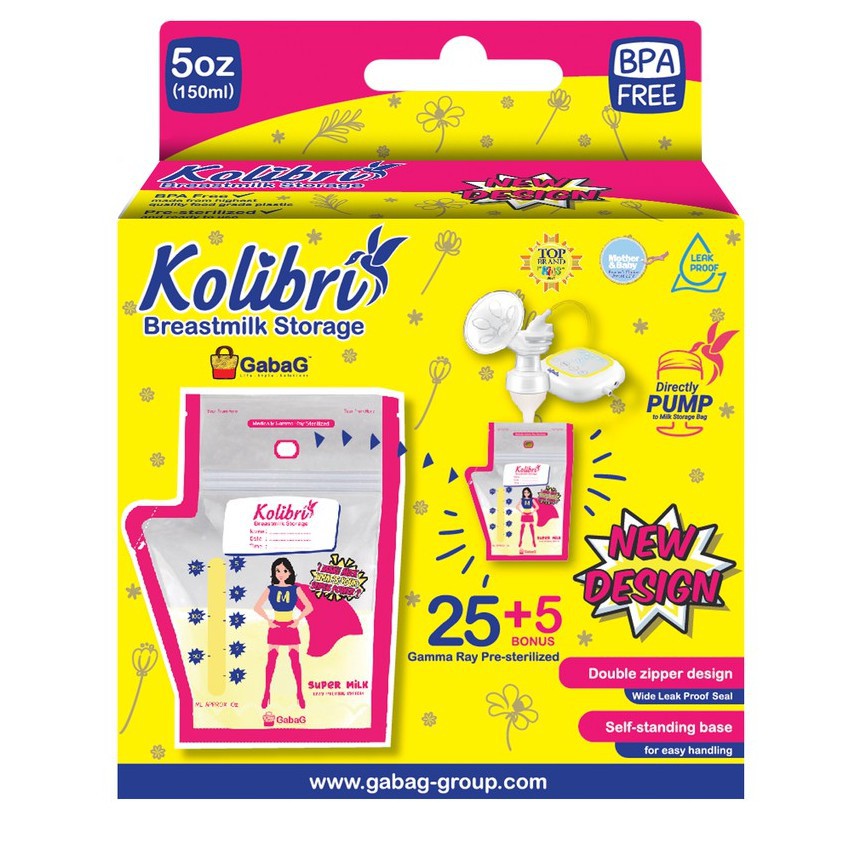 Kolibri Breastmilk Storage isi 150 ml