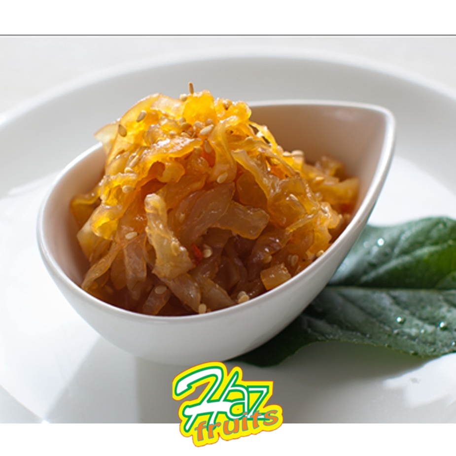 

Chuka Kurage | Seasoned Jelly Fish | Ubur-Ubur Halal MUI 250 Gram