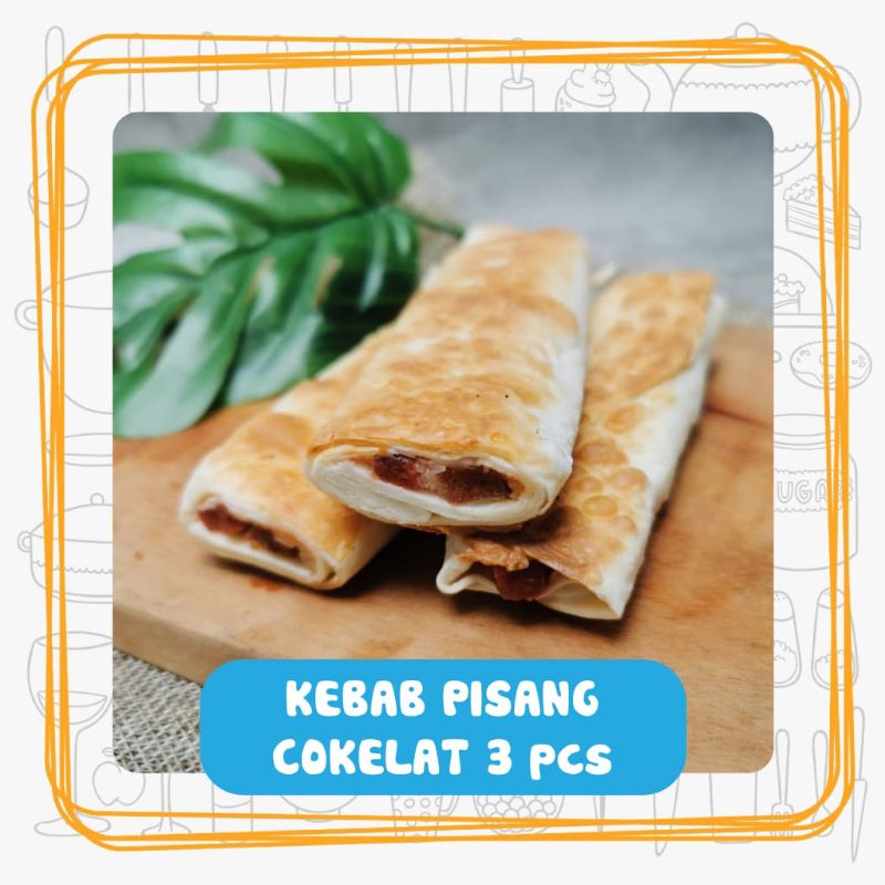 

Kebab Pisang Coklat Keju/Kebab Daging Keju