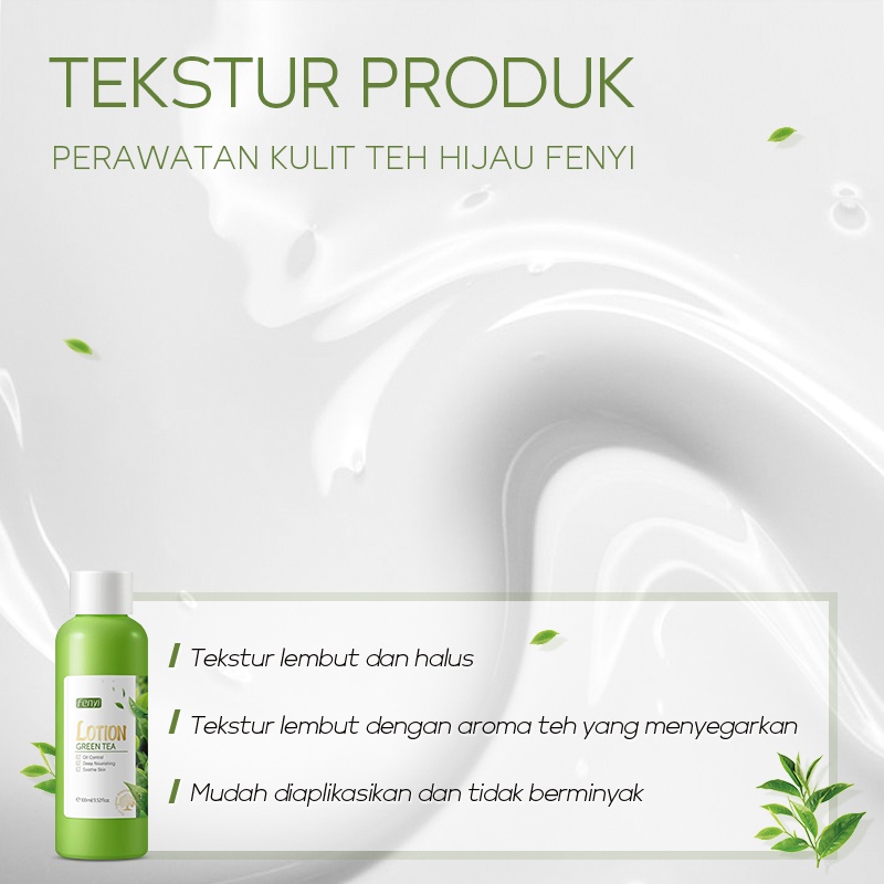 BPOM Fenyi Green Tea Lotion Wajah Menenangkan Kulit Melembabkan Mengontrol Minyak 100ml