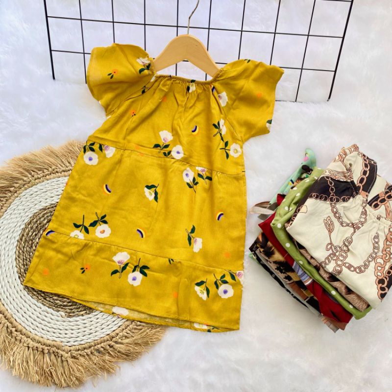 DRESS ANAK 1 LUSIN 1-2TH GROSIR DASTER ANAK