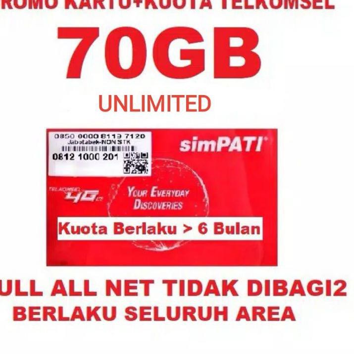 CRS Kartu Telkomsel Kuota 70GB ALL NET Murah ,