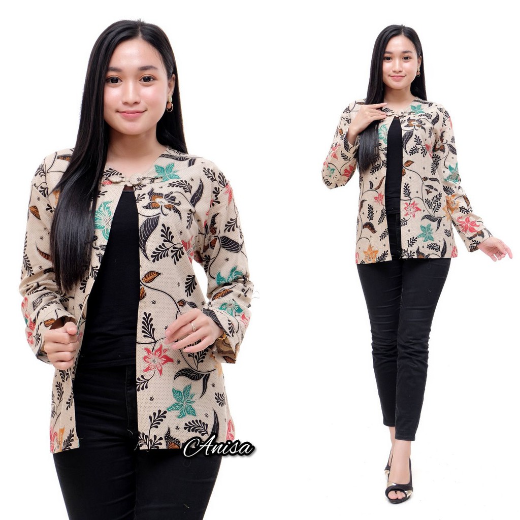 ATASAN BATIK WANITA BOLERO BATIK BLUS BATIK FASHION BATIK