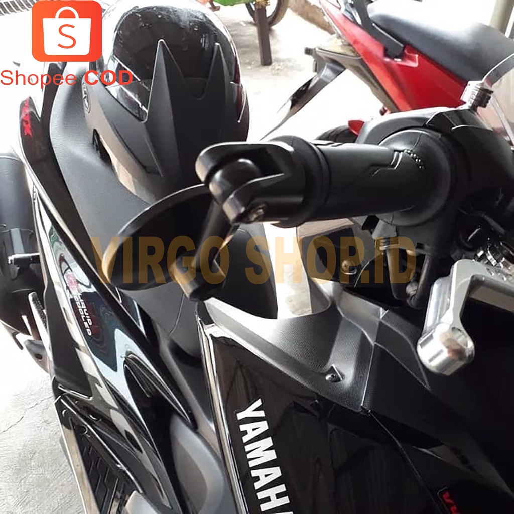 Spion Jalu Bulat Kaca Cembung Universal Motor Tangkai Full CNC / Spion / Spion Motor / Spion Jalu / Kaca Spion Motor / Spion Bulat / Spion Motor Honda / Spion Jalu Nmax / Aksesoris Motor / Spion Bulat Honda