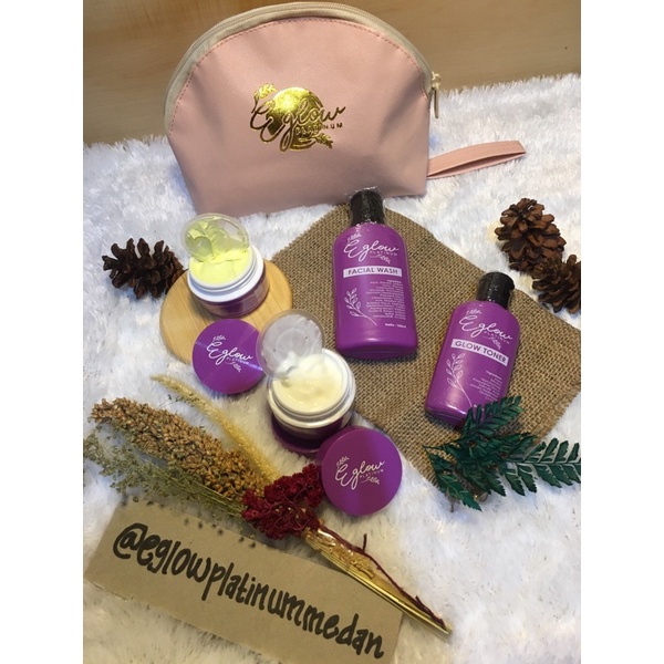 EGLOW PLATINUM BPOM ORIGINAL 100%