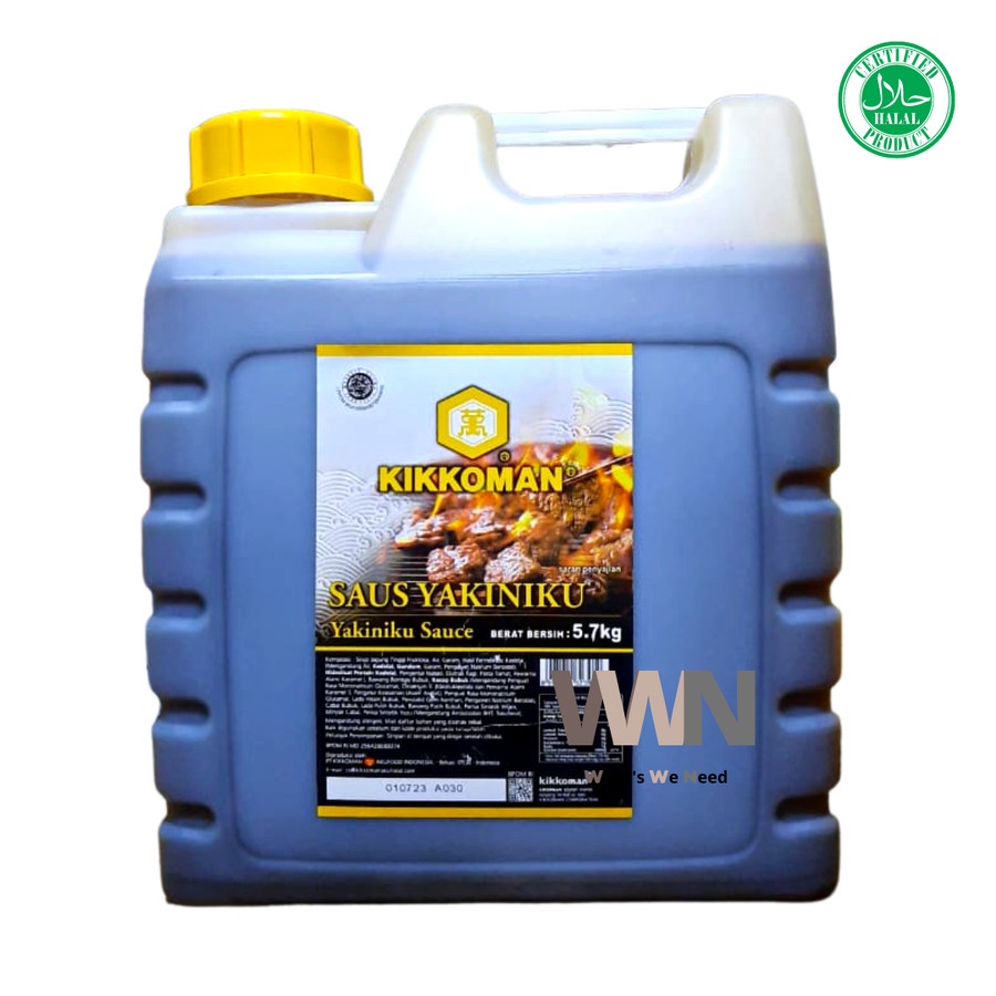 

Kikkoman Yakiniku Sauce 5L – Saus Yakiniku Daging Khas Jepang