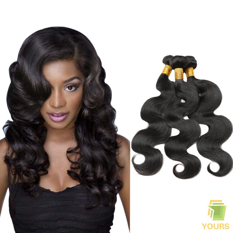 Fashion Body Wave Bundles Lace Closure Hair Human Hair Bundles