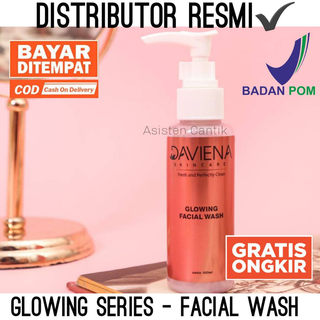 Facial Wash Glowing Series Daviena Skincare | Daviena Skincare Glowing