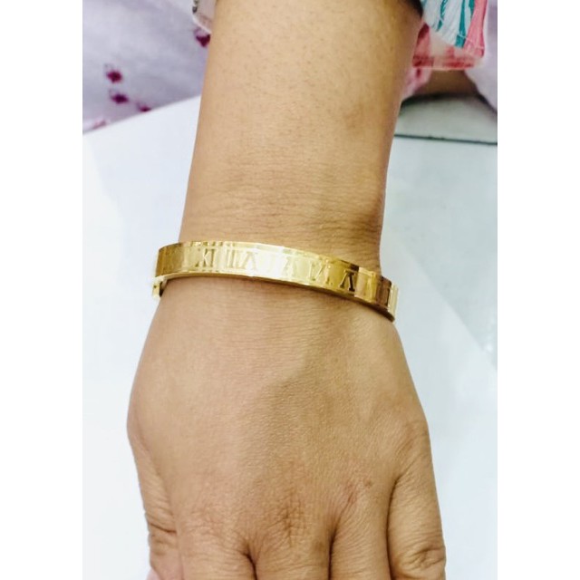 Titanium / gelang titanium / gelang titanium gold / gelang angka romavi