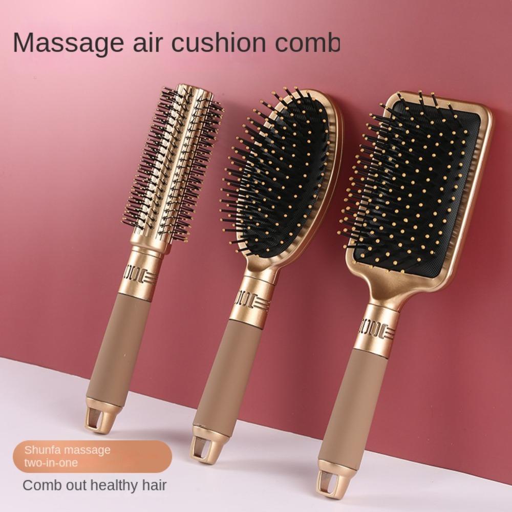 Nickolas1 Sisir Rambut Melancarkan Peredaran Darah Oval Sehat Baru Profesional Hairbrush Hair Roller Quiff Curly Round Brush Hairstyle Massager