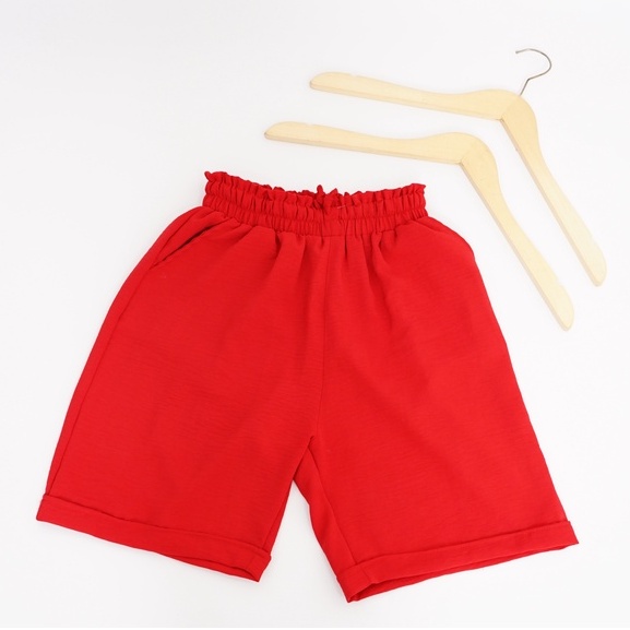 Celana Pendek 3/4 Wanita Short Pants Crinkle CEY air flow stretch