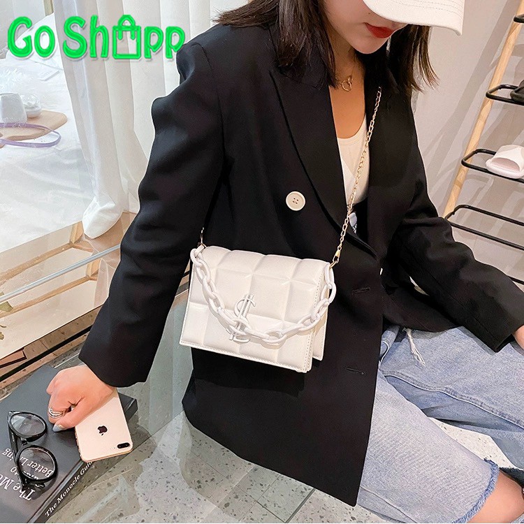 Tas Fashion Korea Import High Quality Terbaru - Tas Wanita Model Tali Rantai Kekinian [SL42]