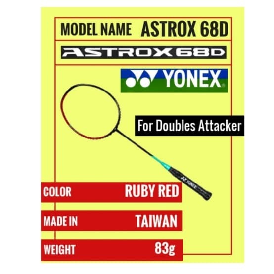 PROMO RAKET BADMINTON YONEX ASTROX 68D