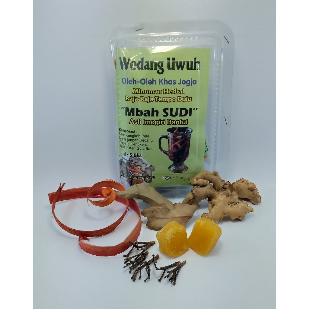 

BUBUK WEDANG UWUH PREMIUM KOMPLIT DENGAN REMPAH ASLI MINUMAN HERBAL MBAH SUDI KHAS JOGJA isi 10