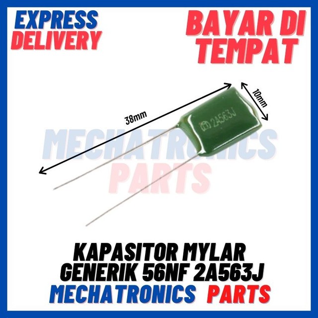 [PAS-9296] KAPASITOR MYLAR GENERIK 56nF 2A563J