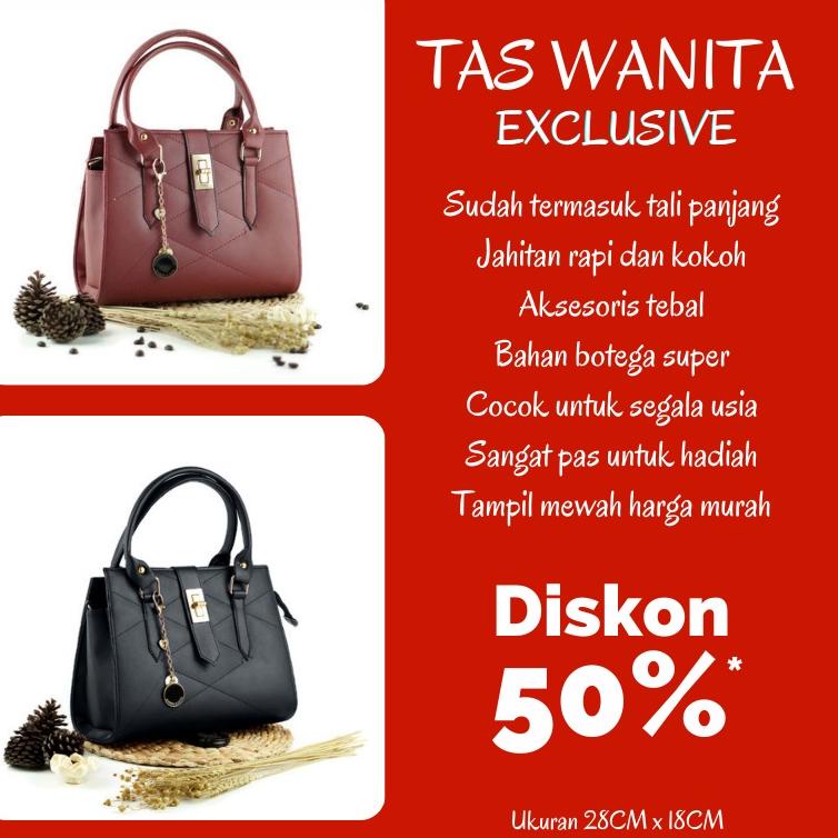 {CIW.26Au22ᴷ} Tas Wanita C41 Tw07 Selempang Slempang Rantai Fashion Ibu Kondangan Pengajian Hajatan 