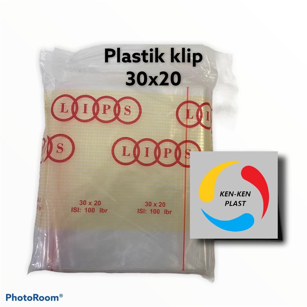 

PLASTIK KLIP/KLIP OBAT/KLIP KACANG/DOKUMEN UKURAN 30X20 ISI 100 PCS