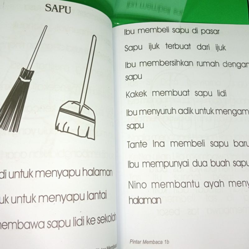 buku pintar membaca 1B 32 halaman (15×25cm)