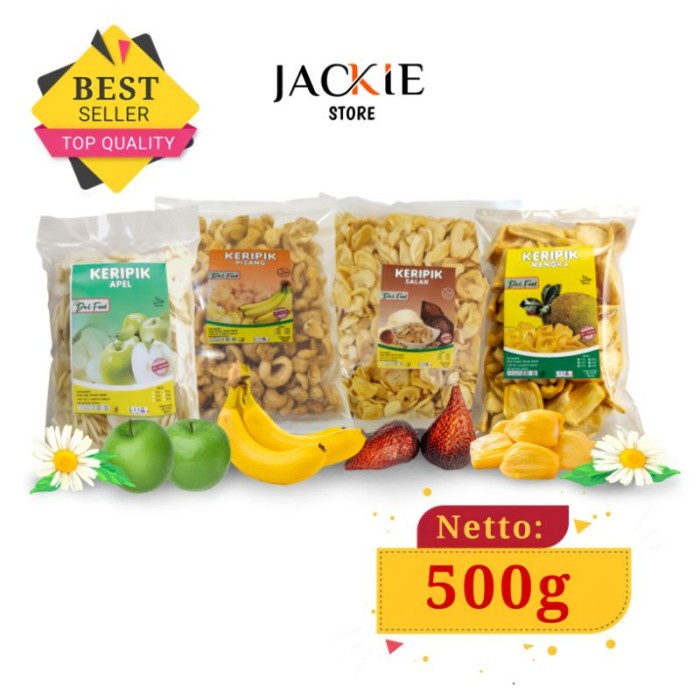 

Keripik Nangka Rambak Pisang Apel Salak Kualitas Premium Khas Malang