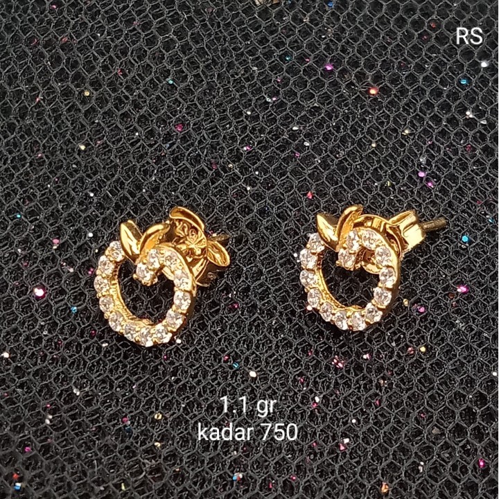 Anting Emas 17K - 1.1 gr Kadar 750 - 1087