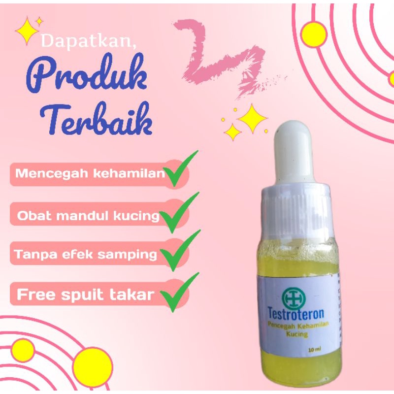 Vitamin kucing KB hewan anti birahi Obat mandul kucing testroteron aman dikomsumsi saat menyusui