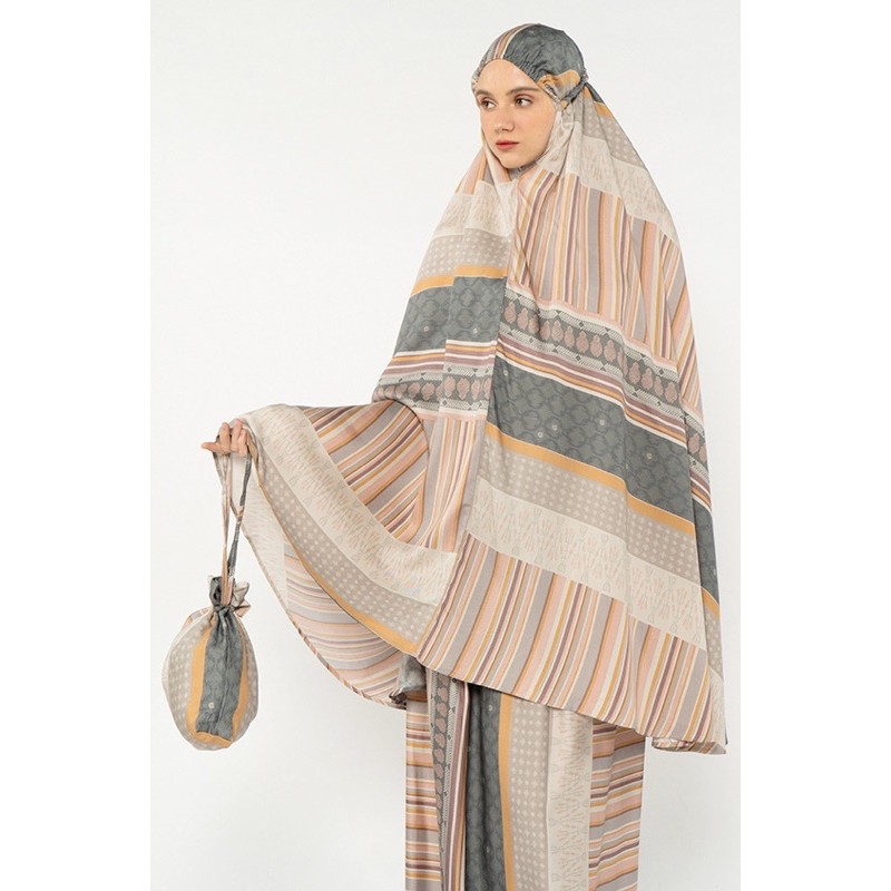 NEW Mukena Ria Miranda x Cotton Ink Multicolor Prana Clemira