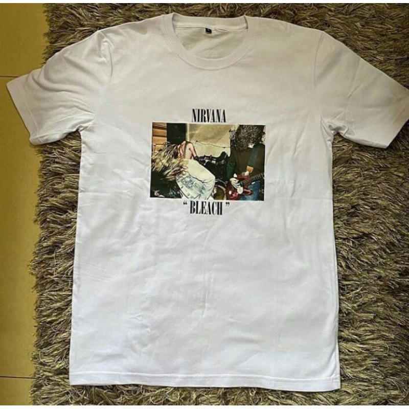 Nirvana Bleach White Tshirt