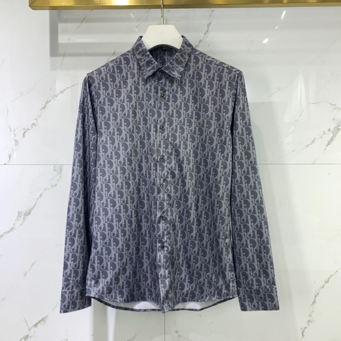 DIOR Oblique Motif Print Shirt Kemeja Pria ORIGINAL AUTHENTIC