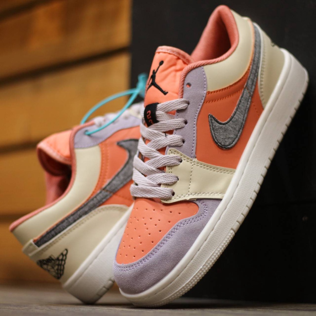 sepatu casual nike air jordan 1 low canyon rust women