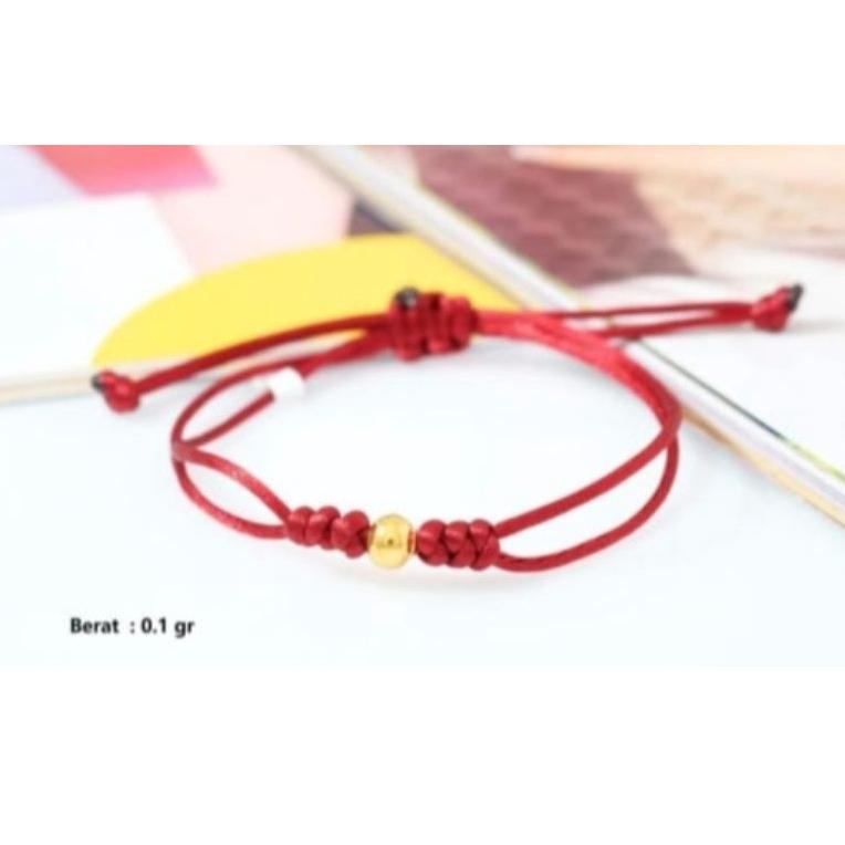 ➾Terlaris❃ Gelang Tali Emas 0.10 gram Kadar 10 karat J86 ❆