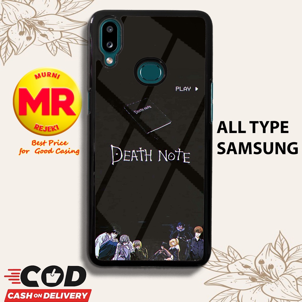 Case SAMSUNG A10S A10 A7 2018 A03 CORE A03S MOTIF DEATHNOTE Casing Hardcase Premium Glossy 2D Terbar