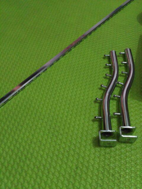 Gantungan Baju Suling Pipa Kotak 6 Titik (paku) || Hanger (import)