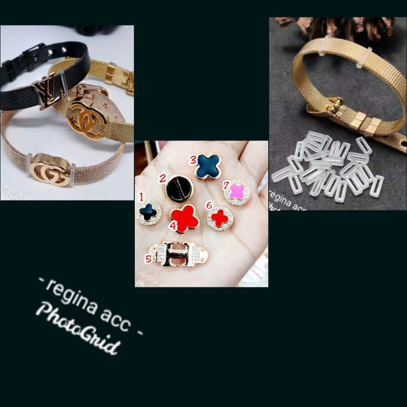 LIONTIN GELANG JAM , GELANG WANITA KEKINIAN , GELANG TITANIUM PREMIUM