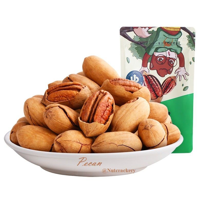 

Roasted Pecan Nut (Kacang Pecan Panggang) 120g Original Three Squirrels, Nutritious, Best Seller!