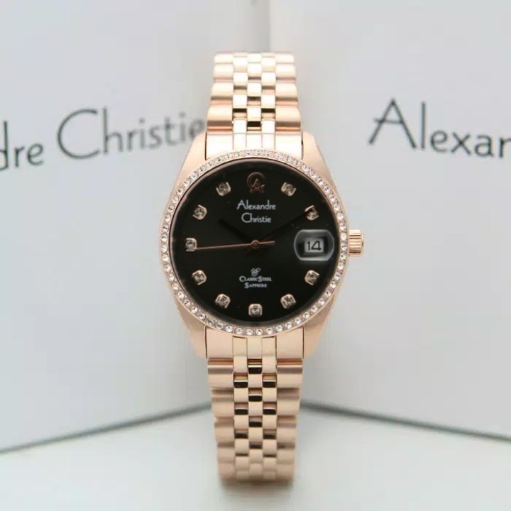 JAM TANGAN WANITA ALEXANDRE CHRISTIE AC 5012 ORIGINAL GARANSI RESMI 1 TAHUN