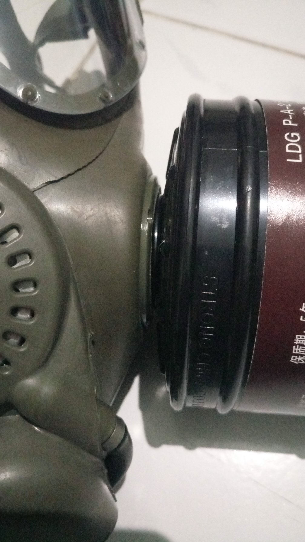 Abs Gas Mask Filter 40mm Respirator Canister Practical Replacement Accessory