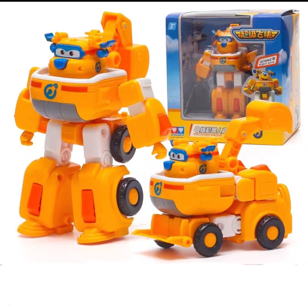 Super Wings Season Supercharged Robot Suits JETT/DONNIE Action Figur ...