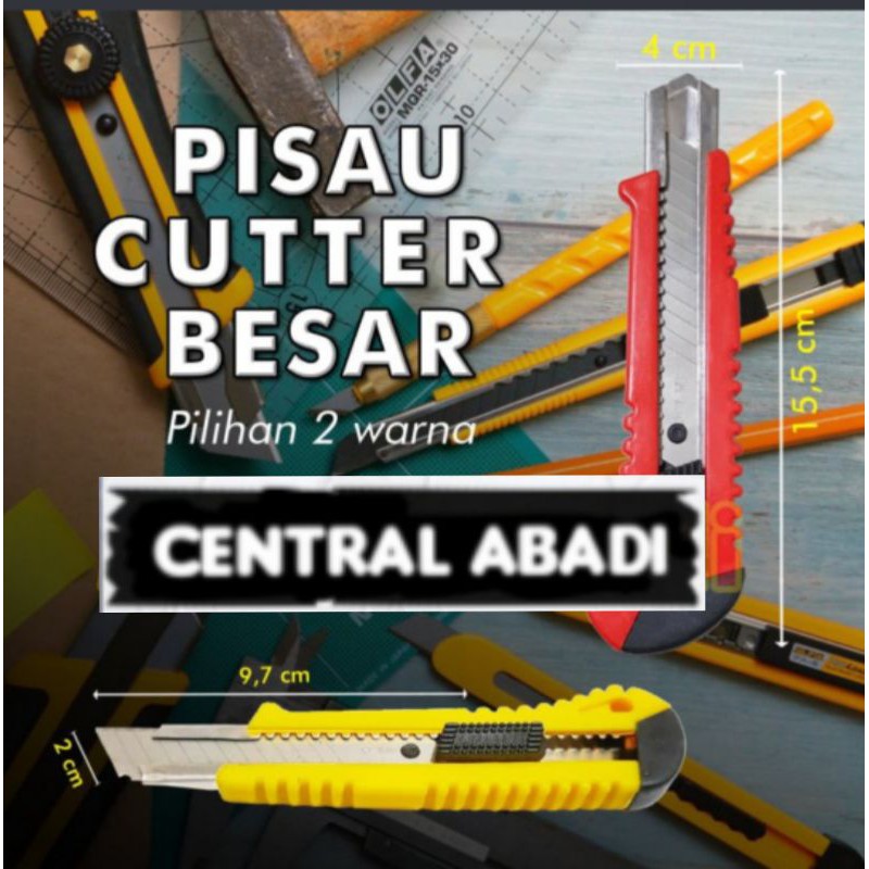

Pisau cutter jumbo 18 mm