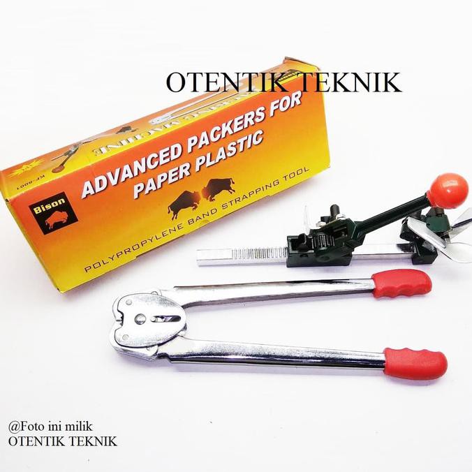 

Bison Alat Packing Dus 15Mm - Mesin Klem Kardus 5/8" - Straping Band - Grosir Murah !