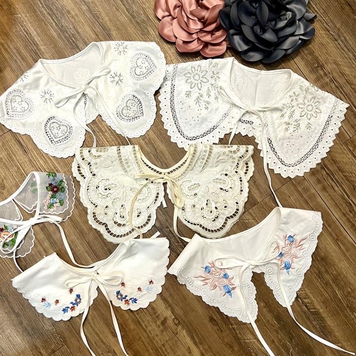 Terjangkau -  Instan Collar Korea, Fake Collar, Kerah Instan Korea Super