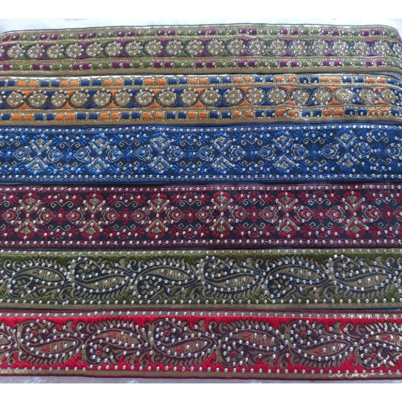 renda india kain bordir motif mata2 _+92 cm