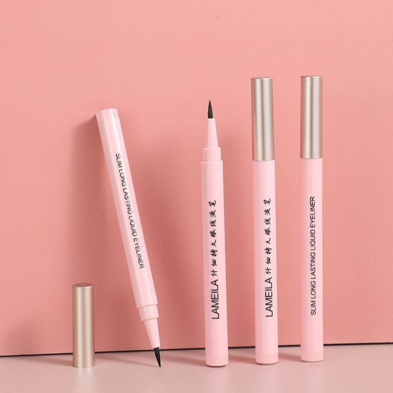 Eyeliner Waterproof Lameila 843 Eyeliner Cair Kosmetik Mata Eyeliner Pen Slim Long Lasting Original