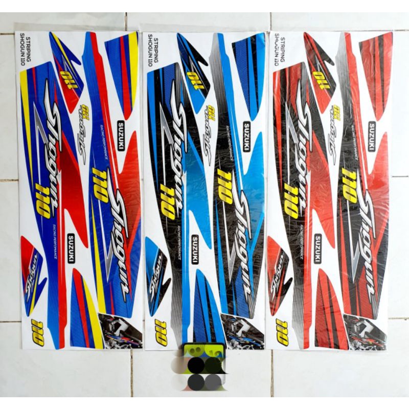 Striping Lis Sticker Vareasi Suzuki Shogun 110 Striping Shogun 110 R