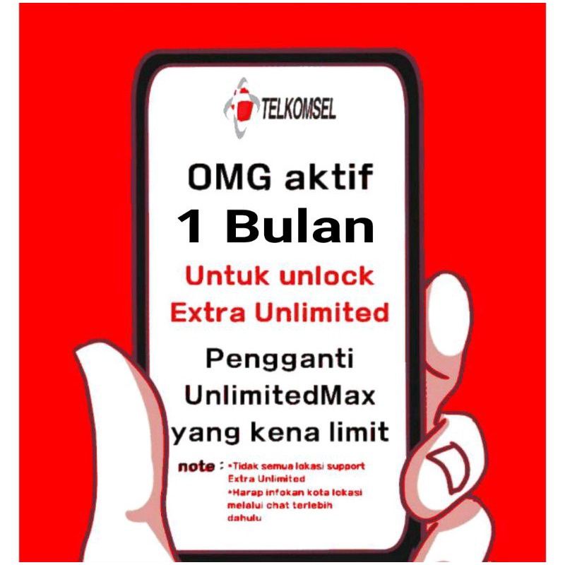 TELKOMSEL OMG (BAHAN EXTRA UNLIMITED MAX)