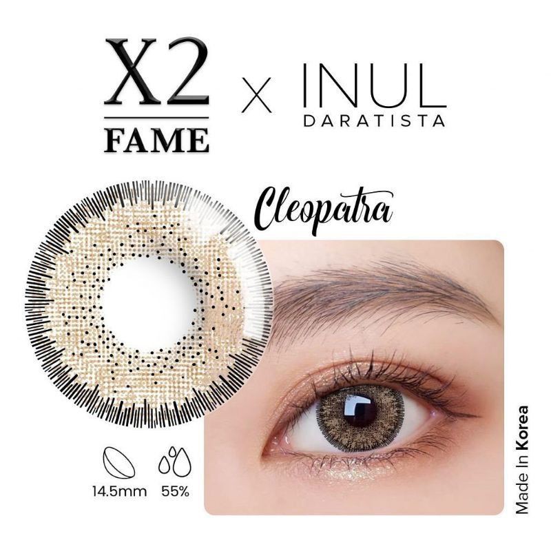 SOFTLENS X2 FAME MINUS (-3.25 s/d -6.00) / By EXOTICON / 14.5MM / CLEOPATRA GODDESS GIRLBOSS PRIMA DONNA / Softlen Soflen Soflens