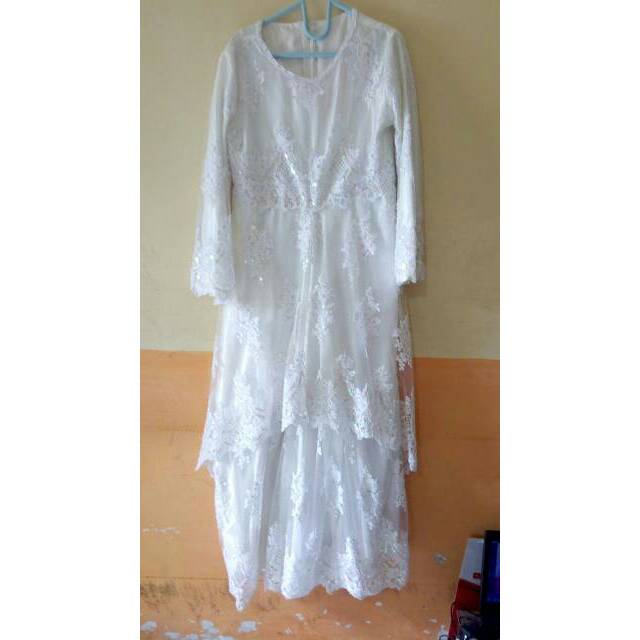 Baju Pengantin Muslimah Bekas