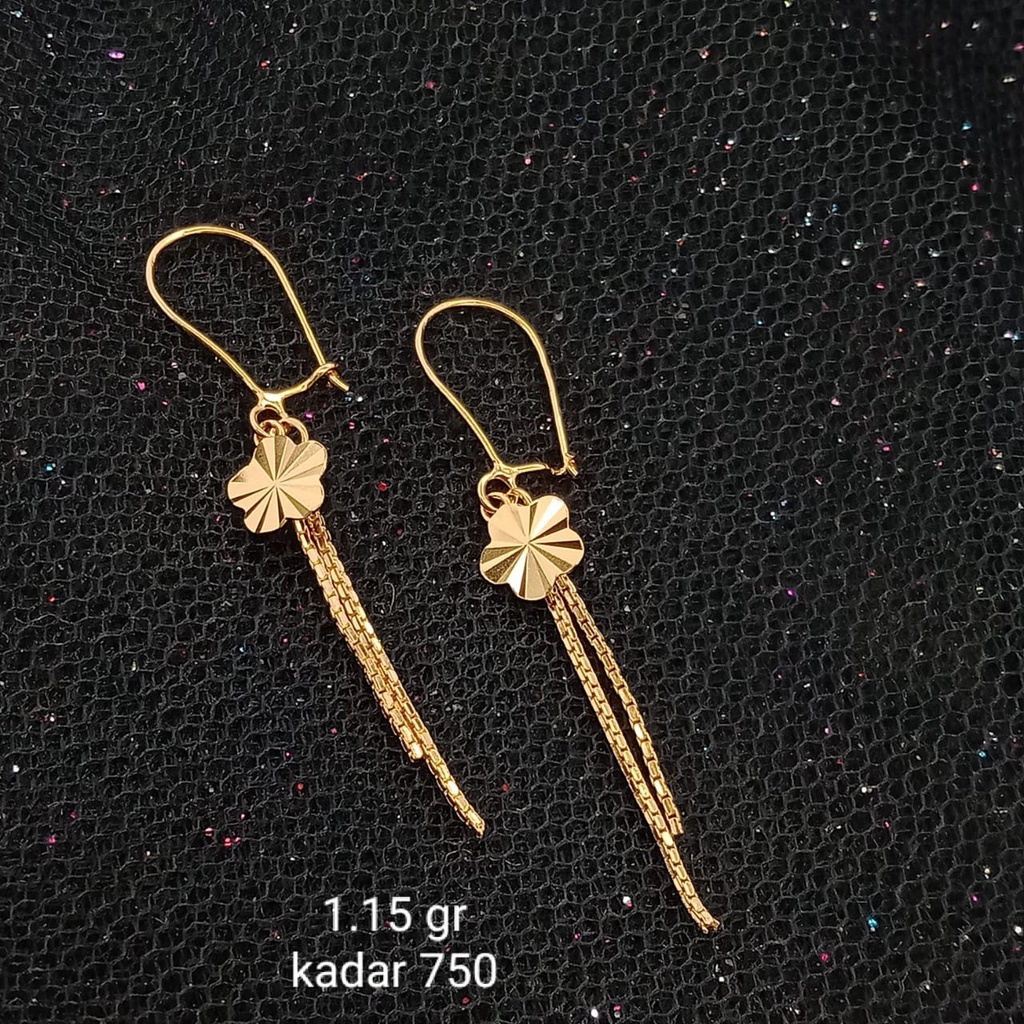 Anting Emas 17K - 1.15 gr Kadar 750 - 24