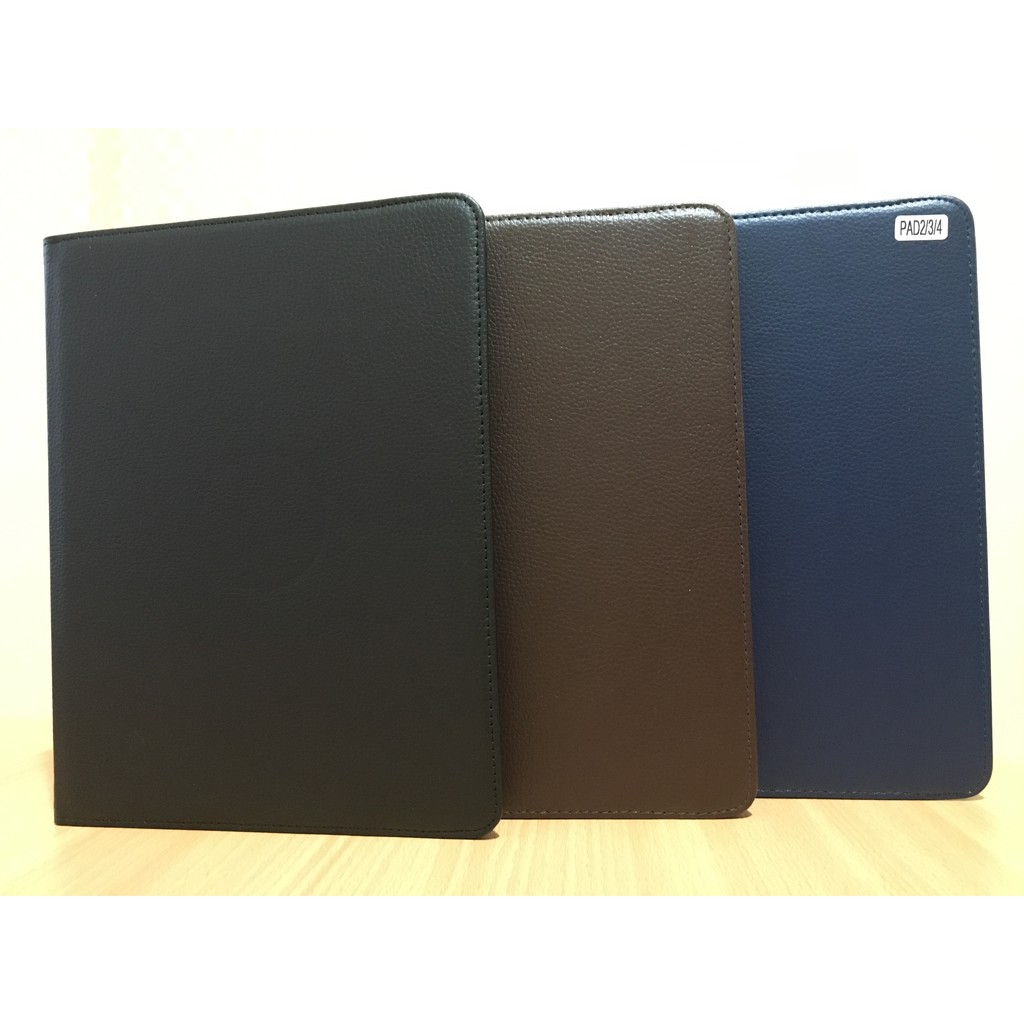 IPAD 2 / 3 / 4 PREMIUM ROTARY STANDING LEATHER CASE (AUTOLOCK)