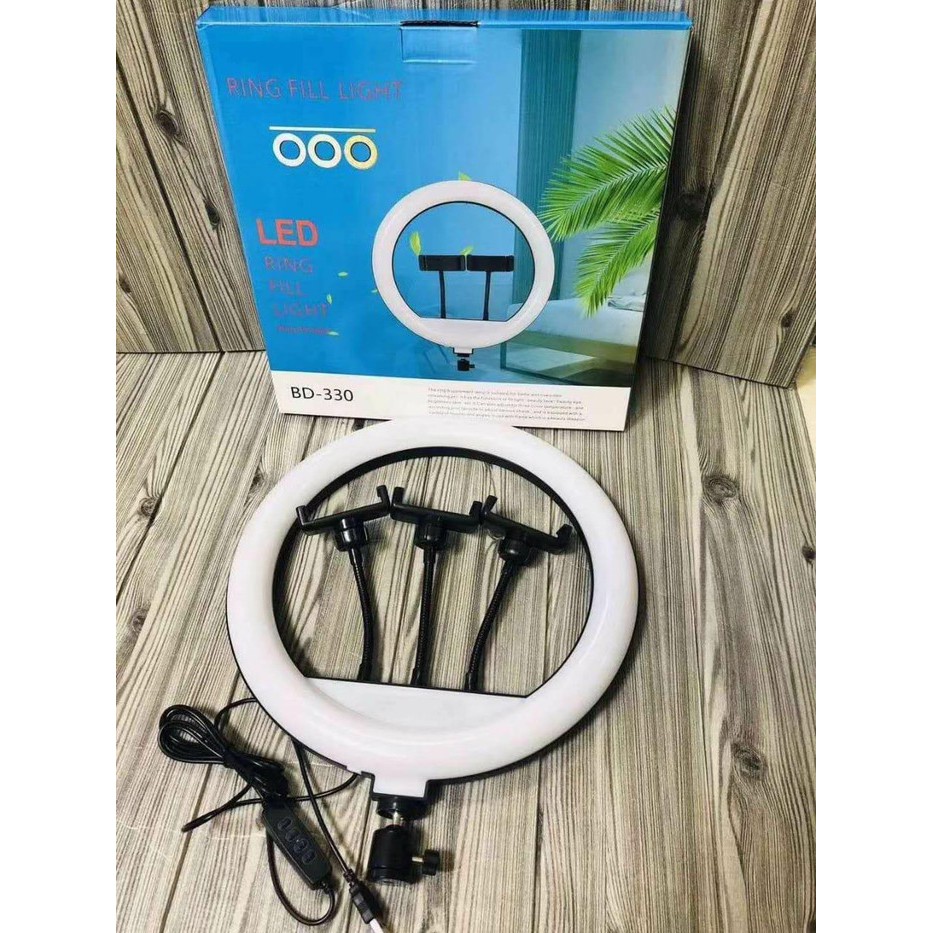 Ring Fill Light 33 CM 3 Holder